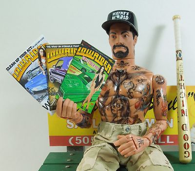1/6 Scale custom Lowrider Magazines - set of 3 - for Action Figures
