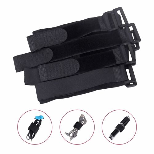 US SHIP 5 PCS Hook Loop Tape Strap Self Adhesive Magic Band W 3/4" / L 11-3/4" - Picture 4 of 7