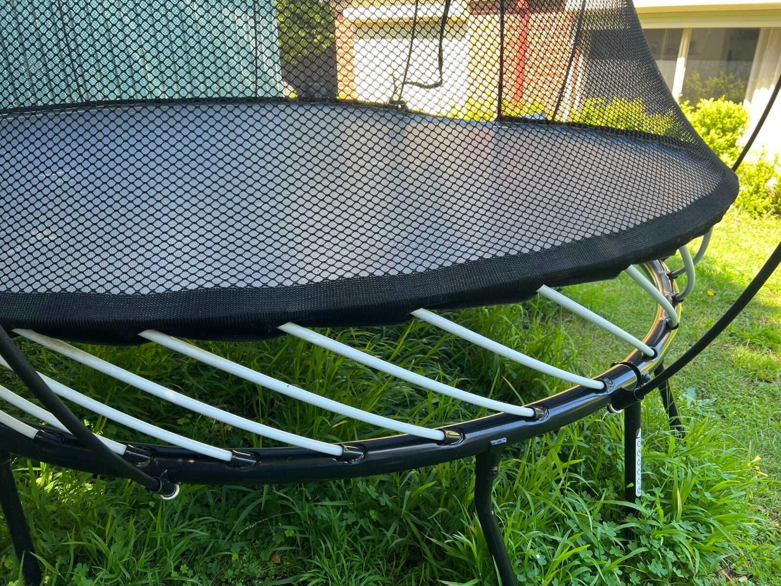 Springfree Trampoline Medium Oval with Basketball Hoop. Perfect Condition eBay
