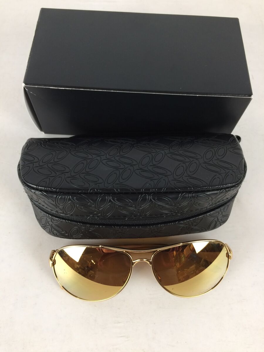 Oakley Feedback Sunglasses, Polished Gold Frame, Prizm Rose Oakley Feedback Sunglasses, Polished Gold Frame, Prizm Rose