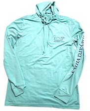Vineyard Vines Performance Men's Drawstring Hoodie XS Mint Green Long Sleeve