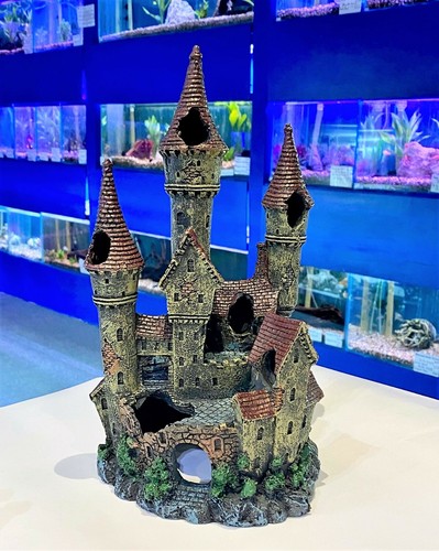 fish tank castle decoration