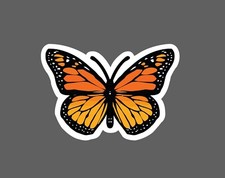 Butterfly Sticker Monarch Waterproof Animal Wildlife Nature Gift NEW