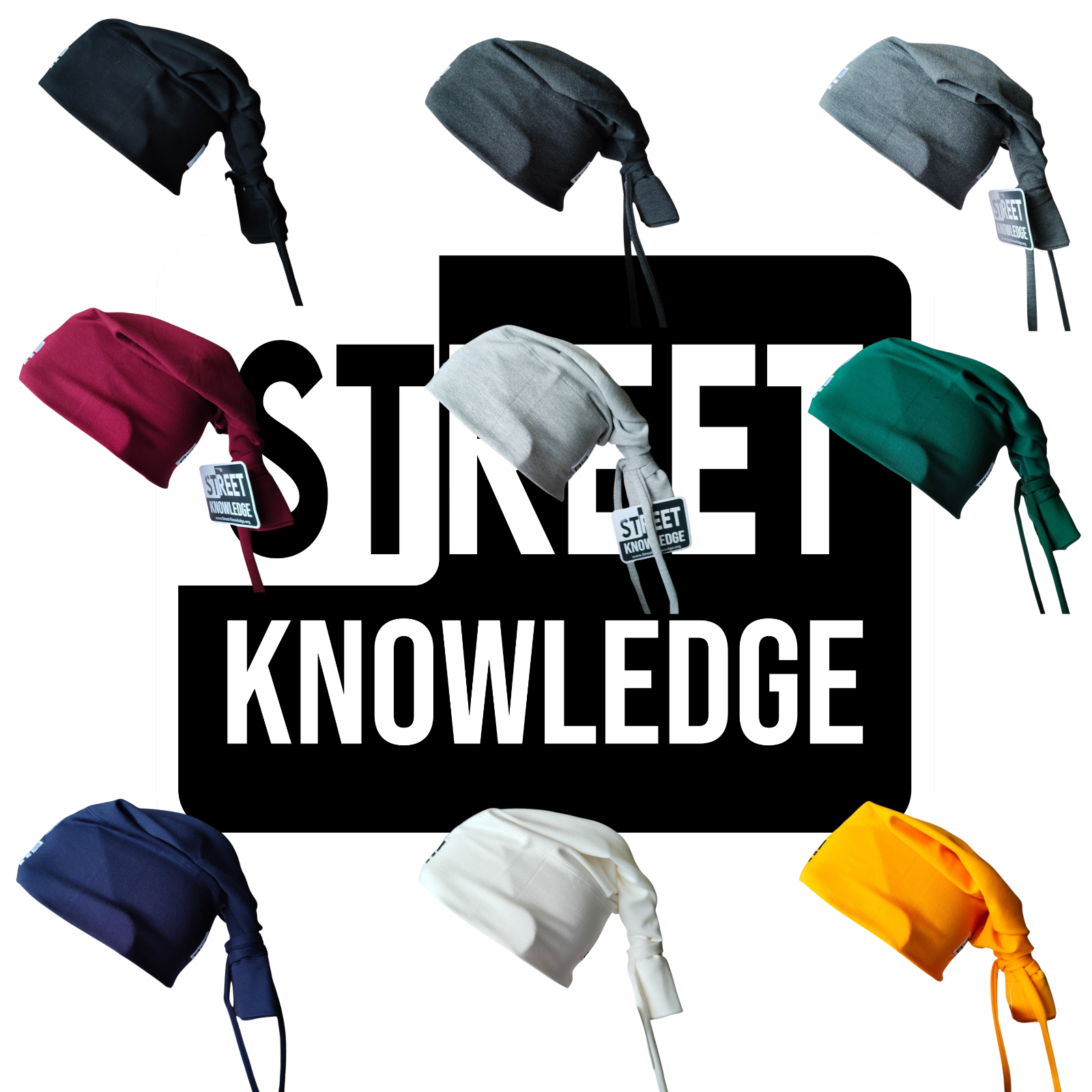 2Pac Inspired Hip-Hop Beanie Tie Street Knowledge Brand Hat-image