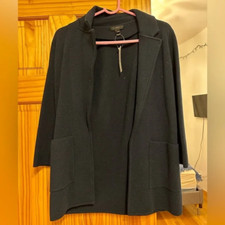 NWT J.Crew Navy Relaxed Sweater Blazer