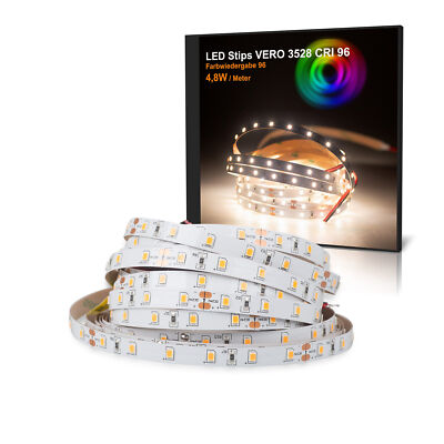 Mextronic LED Strip VERO Neutralweiß (4000k) CRI 96 24W 5 Meter 24V IP20 LED Str