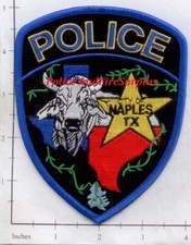 Texas - Naples TX Police Dept Patch