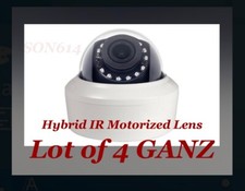 Lot 4 Ganz Z8-D2M Security Color Cameras W/2.8-12mm Hybrid AHD/TVI/CVI/CVBS NEW 
