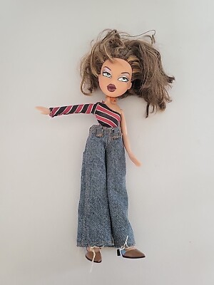 Bratz MGA Yasmin Doll 2001 First Edition Y2K Outfit Flare Pants Blue Eyes