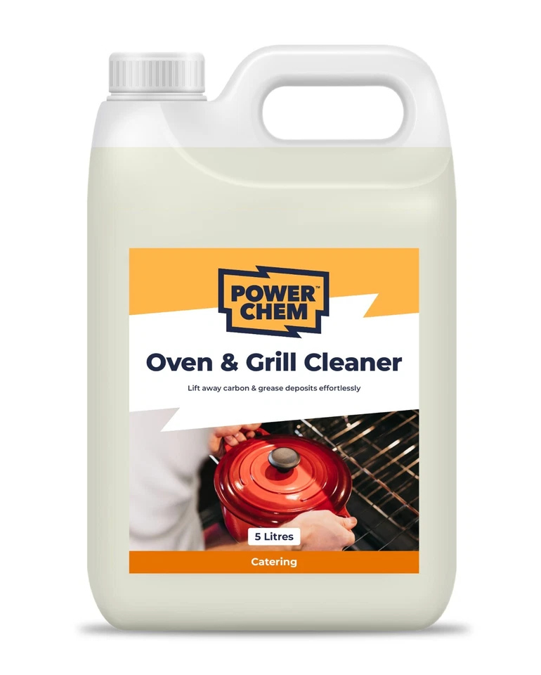 POWERCHEM OVEN CLEANER DEGREASER Heavy Duty Commercial Grade Professional Strength 5L
