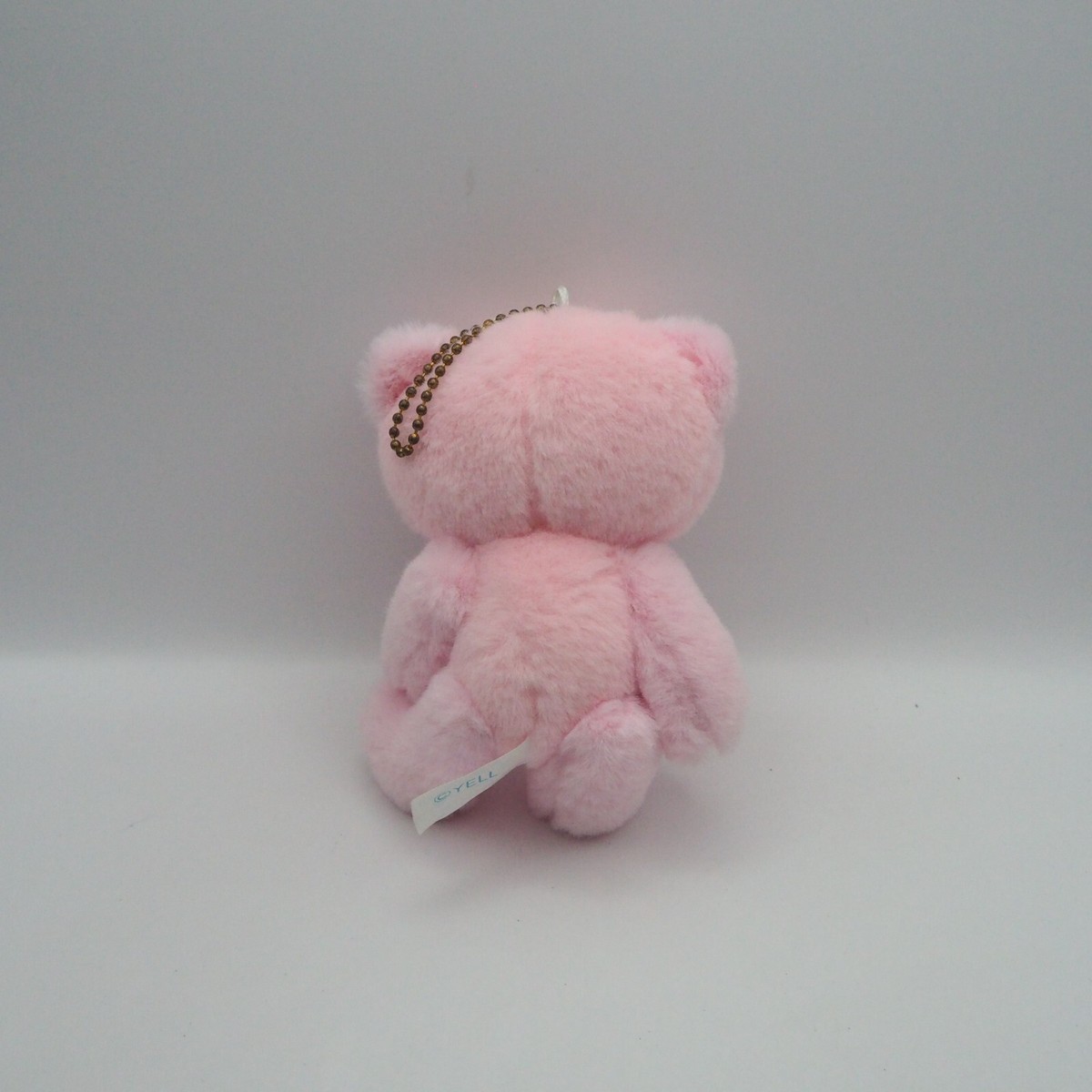 Little Fluffy Bear C2911A YELL Pink Keychain 4.5