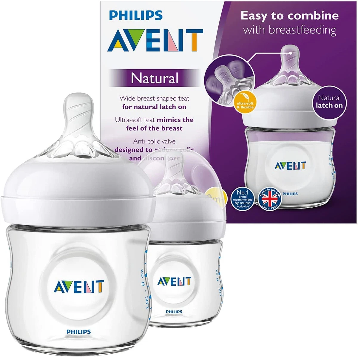 Reflection side worship Philips Avent SCF030 27 125 ml Baby Natural Bottle Pack of 2 Free Bpa Feeding Uk 691202814139 | eBay Reflection side worship Philips Avent SCF030 27 125 ml Baby Natural Bottle Pack of 2 Free Bpa Feeding Uk 691202814139 | eBay