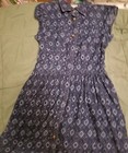 Arizona Jeans Girls Size 8 Demin Print Collared Dress Sleeveless  Button Up... — photo 1
