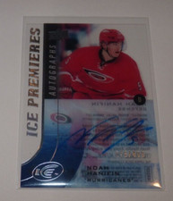 Noah Hanifin 2015-16  Ice Premieres Auto #IPA-NH Rookie Auto RC Ice Hockey Card
