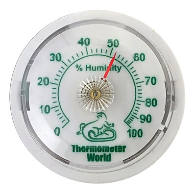 REPTILIENTANKHYGROMETER FEUCHTIGKEITSMESSER VIVARIUM TERRARIUM METER 65 MM ZIFFERBLATT IN-069