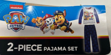 Paw Patrol BOYS 2PC COOL PUPS Long Sleeve FLANNEL PJ SET BLUE 5 NWT