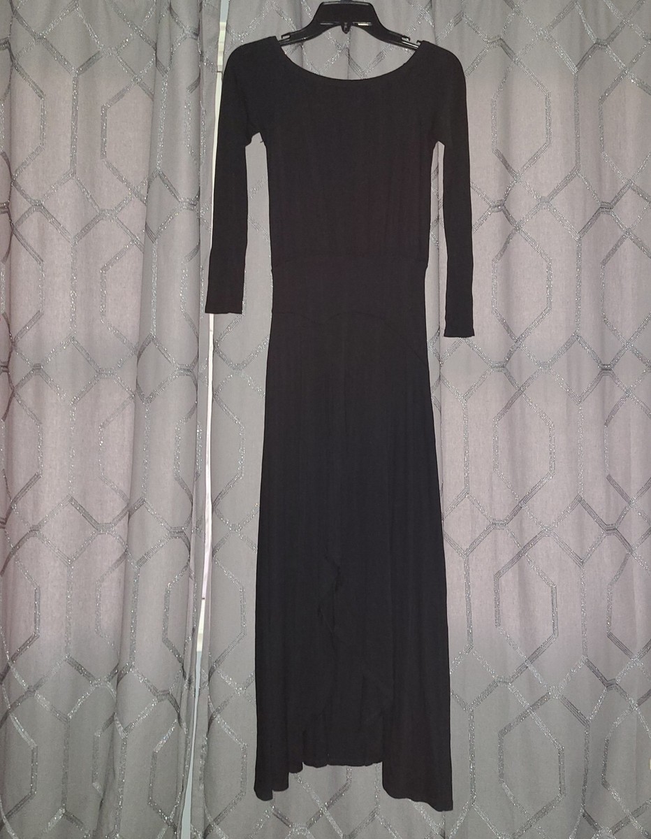 free people jupiter maxi dress Free People Beach Jupiter Maxi Dress Black Stretch Jersey Women's Small