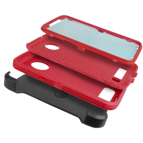 SPARPAKET + Für Motorola Moto Z3 Play/Z3 Holster Hülle mit integrierter Displayfolie - Bild 28 von 37