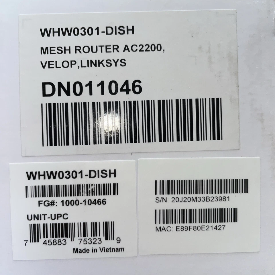 Linksys Velop Tri-Band AC2200 Whole Home Mesh Wi-Fi with new AC1300 dual-band - Image 2 of 2