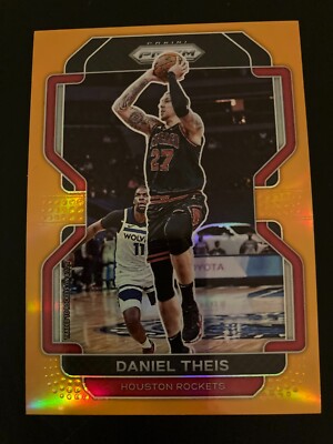 2021-22 Panini Prizm Orange Prizm 3 Daniel Theis ed/49