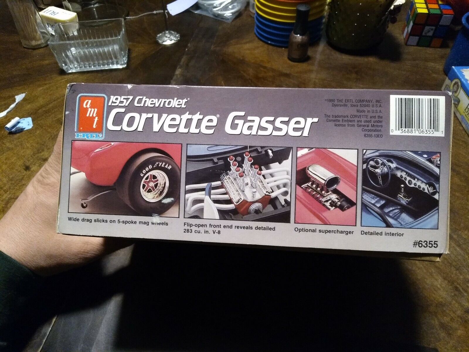 AMT ERTL 1957 Corvette Gasser 1990 Issue Skill Level 2 Model Kit for sale online