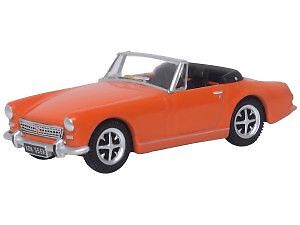 Oxford Diecast 76MGM001 MG Midget MK3 Blaze Orange OO Gauge