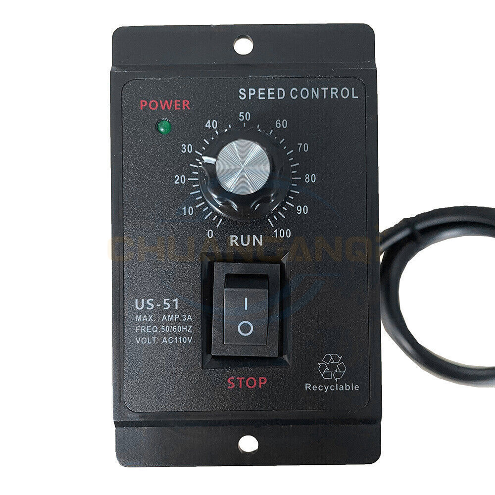 AC 110V Electric Motor Speed Controller Reversible Switch Regulator Switch 120W