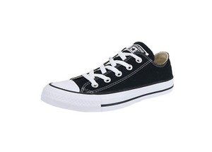 Mujeres Converse All Star Chuck Taylor Clásicos Low Top Negro Blanco Moda  Zapatillas | eBay