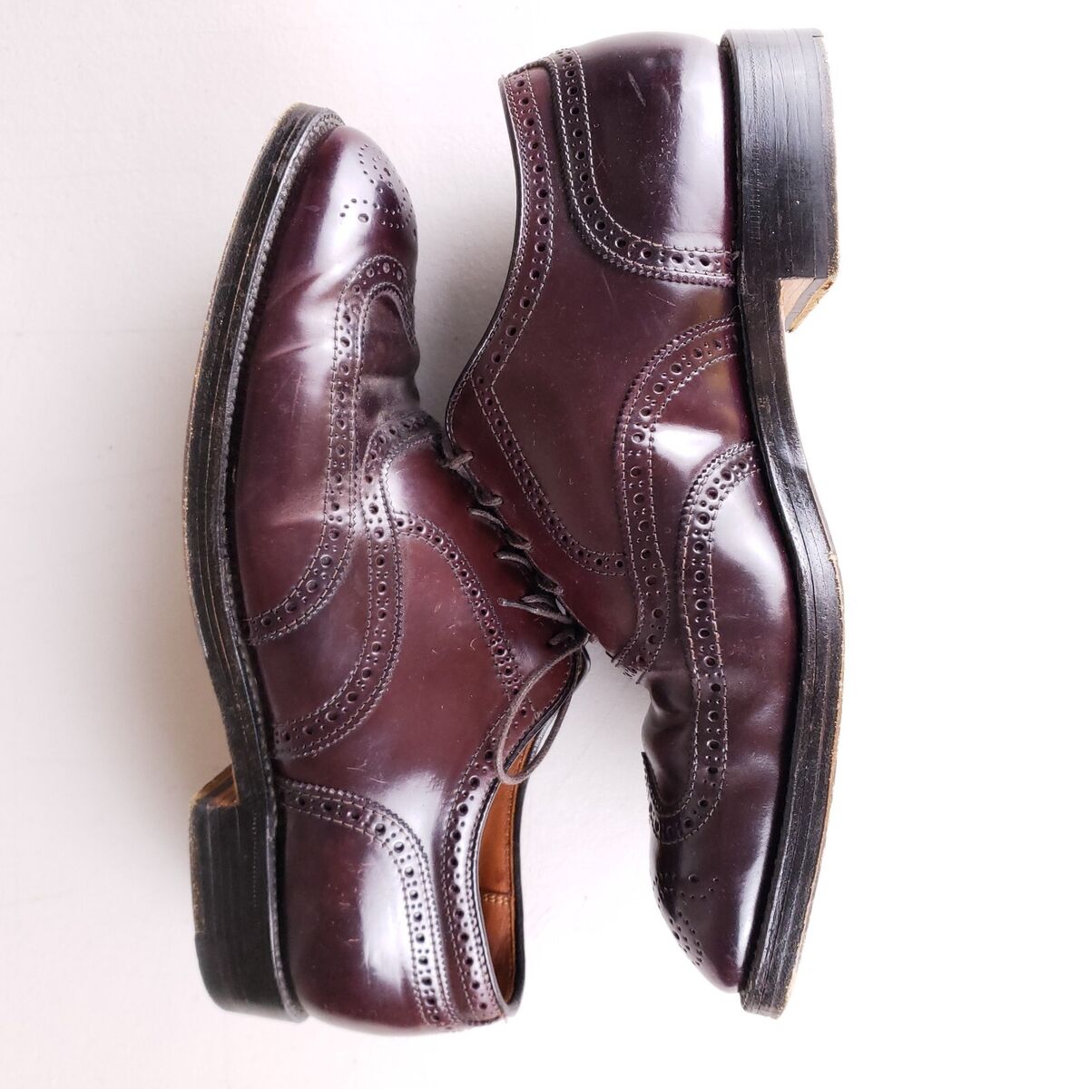 Alden Long Wingtip Brogue Dress Shoes Men Size 9 C/E Alden Long Wingtip Brogue Dress Shoes Men Size 9 C/E