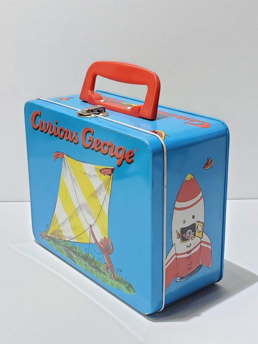 Vintage 1990s Curious George- Schylling Metal Lunch Box Tin | eBay
