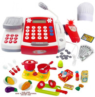 Toy Cash Register For Kids With Scanner - Microphone - Calculator - Mini Cooking Toy Cash Register For Kids With Scanner - Microphone - Calculator - Mini Cooking