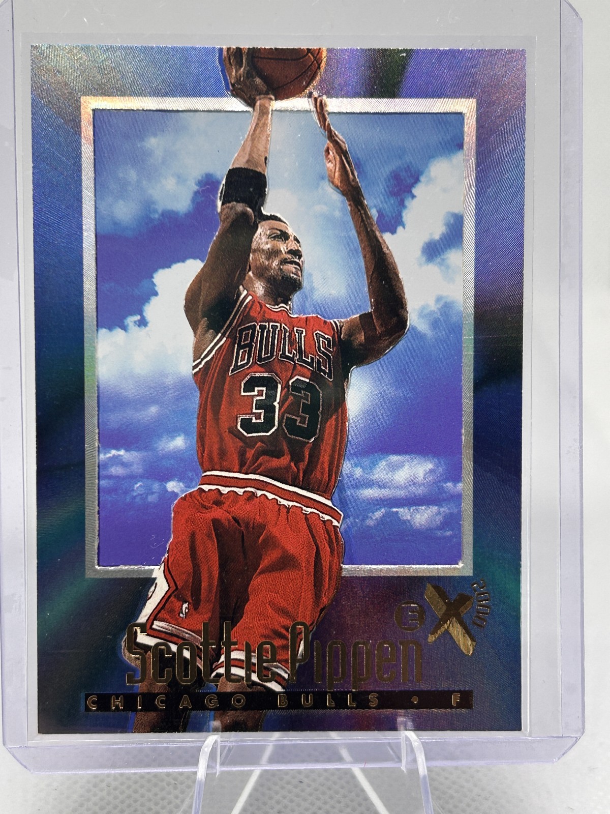 1996-97 E-X2000 Scottie Pippen #10 Chicago Bulls