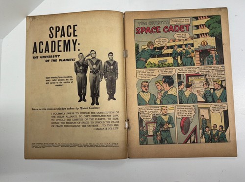 Tom Corbett Space Cadet #400 Pre Code 1952 Sci Fi Dell Golden Age Comic - Picture 3 of 5