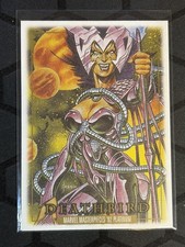 2024 SkyBox Marvel Masterpieces 92 Platinum Deathbird #73 Canvas