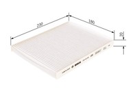 Innenraumfilter Bosch 1 987 432 253 Partikelfilter FüR KIA Hyundai Venga YN JC