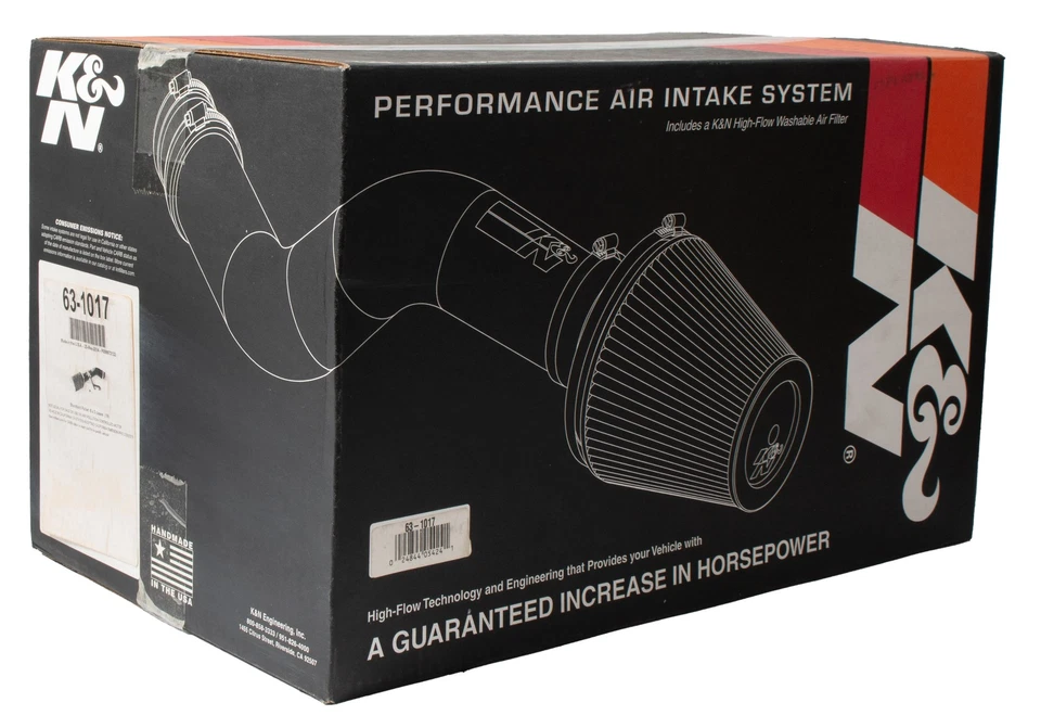 Sistema de admisión de aire K&N Performance para Honda Civic 1992-1995 número de pieza 63-1017 Foto 2 de 4