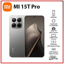 Xiaomi 15T Pro 5G 12GB 512GB GREY Dual SIM Unlocked Android Cell Phone