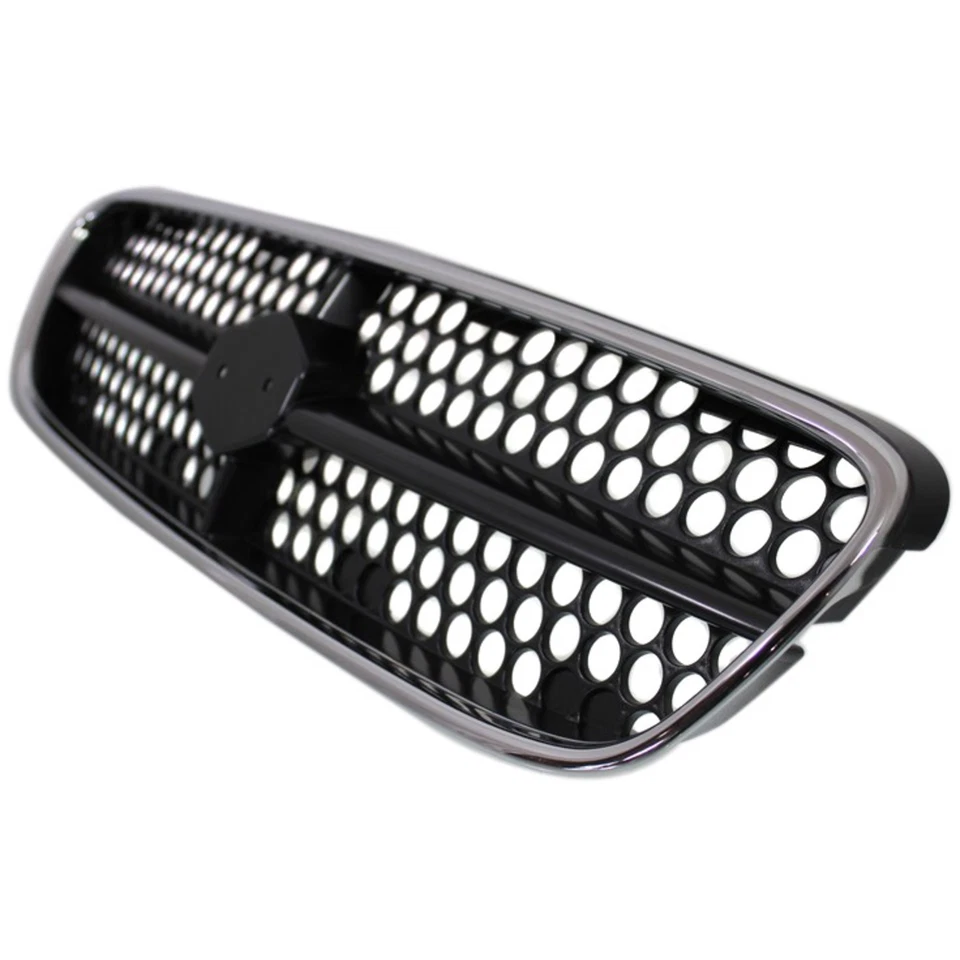 Grille For 99-2000 Suzuki Esteem Chrome Shell w/ Black Insert Plastic - Image 2 of 4