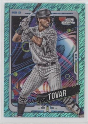 2024 Topps Cosmic Chrome Aqua Equinox Refractor 181/199 Ezequiel Tovar #57 1gd6