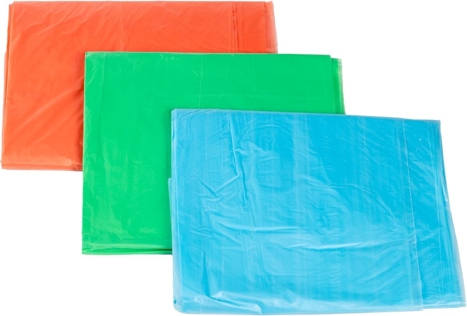 set of 3 Coloured 12ft x 9ft 3.6m x 2.7m Polythene Dust Sheet Drop Cloth Protect