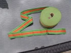 A 60 INCH LENGTH OF UNUSED OLD STOCK WW2 DEFENCE MEDAL RIBBON.