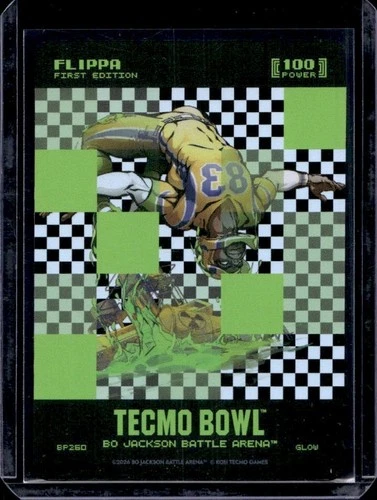 2026 Bo Jackson Battle Arena Tecmo Bowl Flippa 1st Big Pixel Battlefoil SP BP260