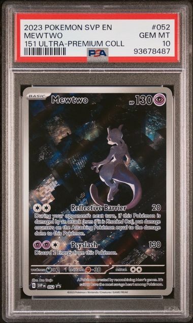 PSA10ゼニガメ#052 PSA 10 Gem Mint Mewtwo SVP 052 Illustration Rare M UPC Promo