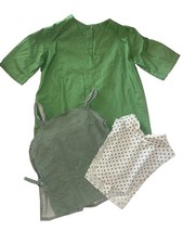 Vintage Girls Clothing Dresses Under Shirt Green Lot