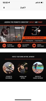 Baseball & Softball Line Drive Pro Trainer Swing Training Aid For Hitting