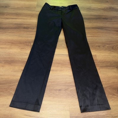 Express Design Studio Editor Satin Black  Pants Size 2R 