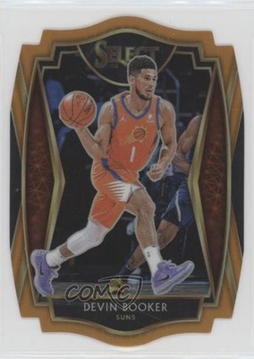 2020 Panini Select Premier Level Orange Prizm Die-Cut /65 Devin Booker #121 5l1