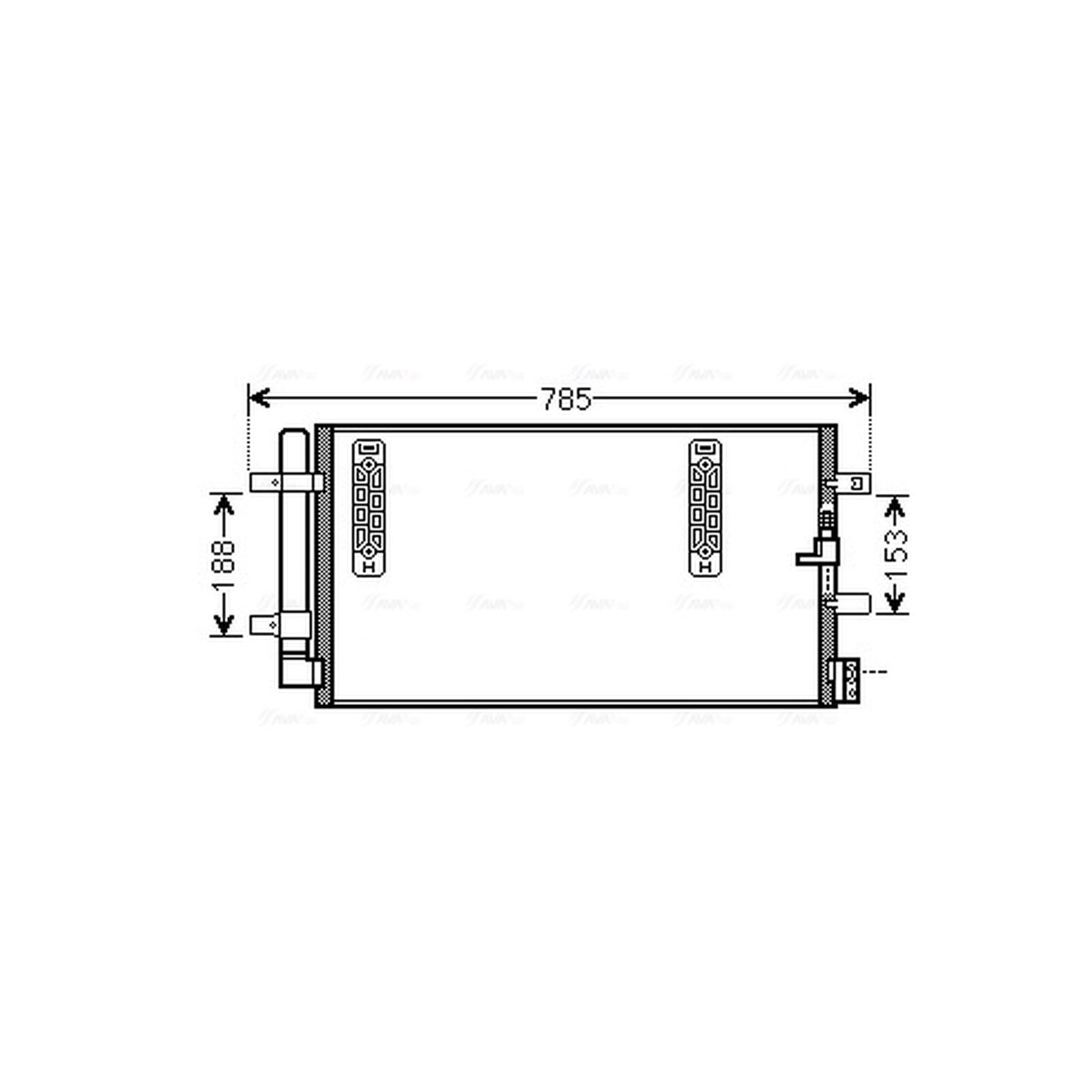 CONDENSER AIR CONDITIONING AIA5297D FOR AUDI A4/S4 Q5/SUV CAEB/CPMA/CDNC 2.0L A4 - Image 4