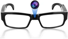 Limiete 1080P HD Video Camera Glasses,Smart Glasses Recording 128GB, Black 