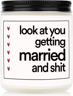Funny Wedding Gifts, Bachelorette & Bridal Shower Gift for Bride, 7Oz Lavender S